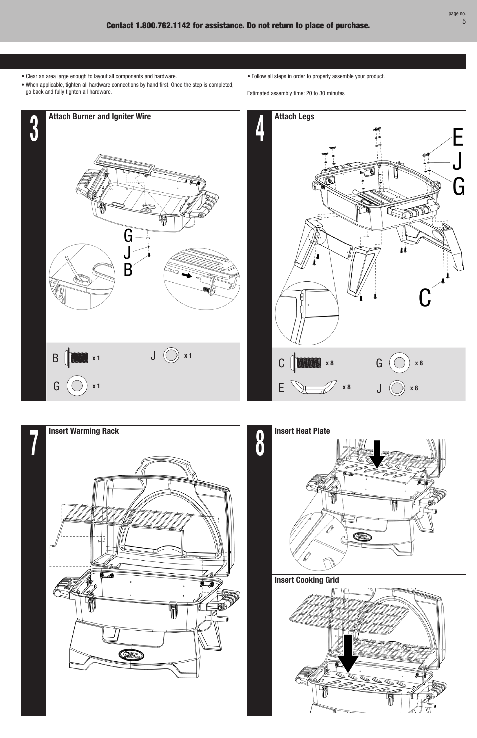 Blue Rhino GBT611B User Manual | Page 5 / 16