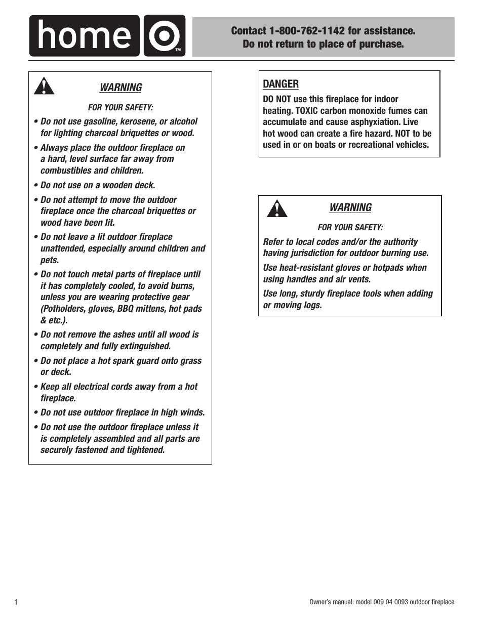 Blue Rhino 009 04 0093 User Manual | Page 2 / 20