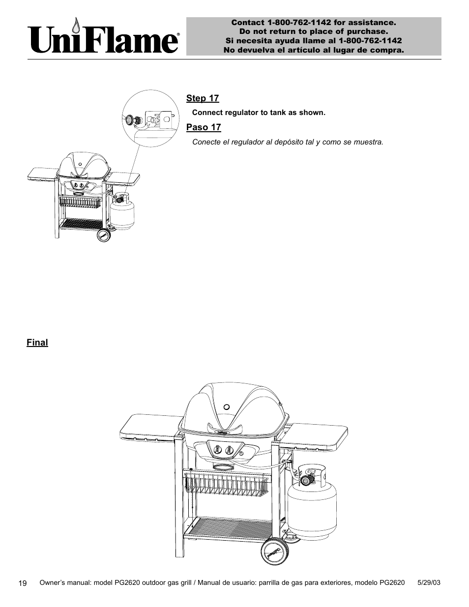 Blue Rhino PG2620 User Manual | Page 20 / 40