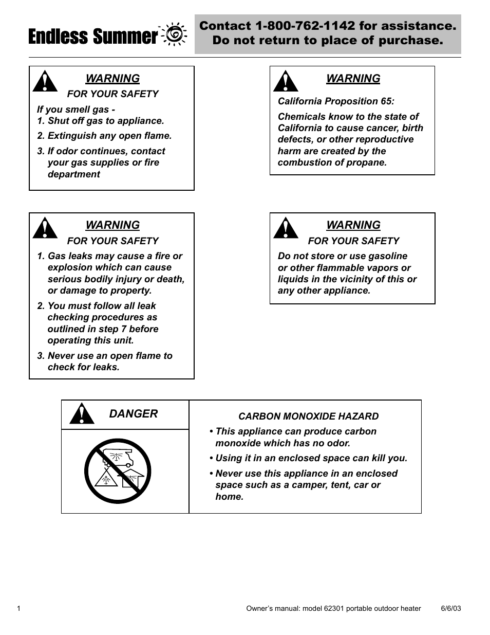 Blue Rhino Endless Summer 62301 User Manual | Page 2 / 40