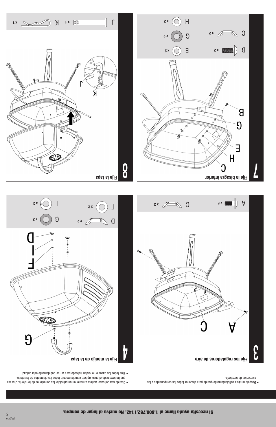 Blue Rhino CBT702W User Manual | Page 12 / 16