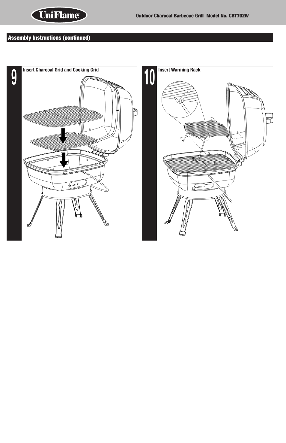 Blue Rhino CBT702W User Manual | Page 6 / 16