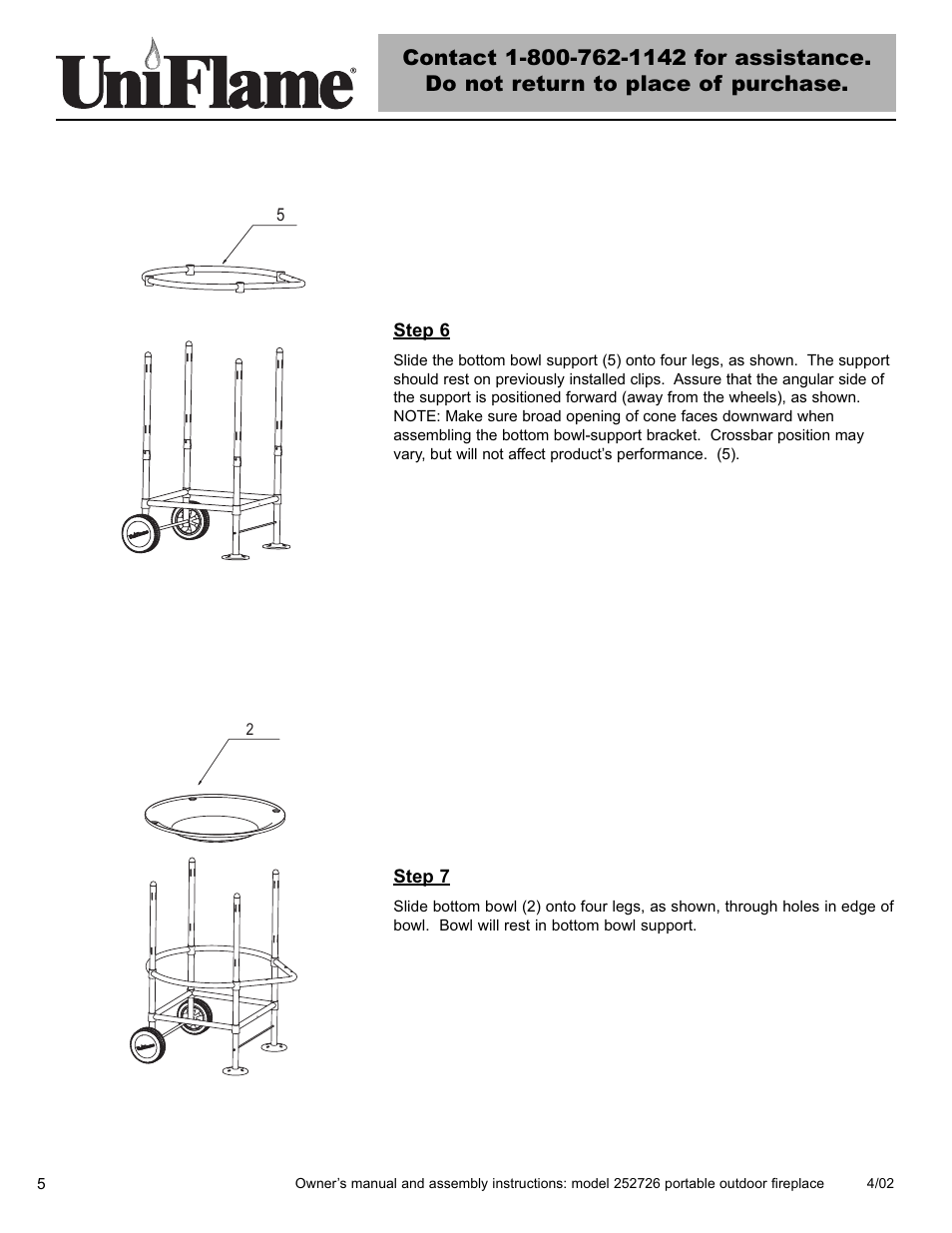 Blue Rhino 252726 User Manual | Page 6 / 16