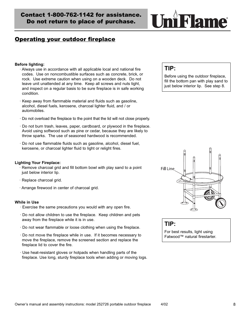 Blue Rhino 252726 User Manual | Page 9 / 16