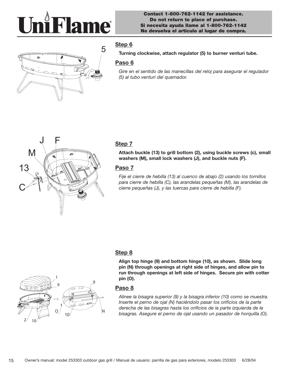 13 m j f c | Blue Rhino 253303 User Manual | Page 16 / 32