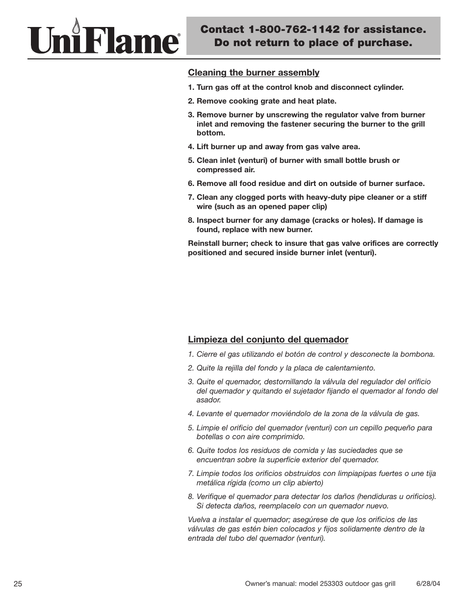 Blue Rhino 253303 User Manual | Page 26 / 32
