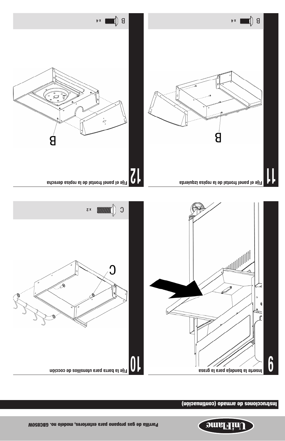 Blue Rhino GBC850W-C User Manual | Page 23 / 28