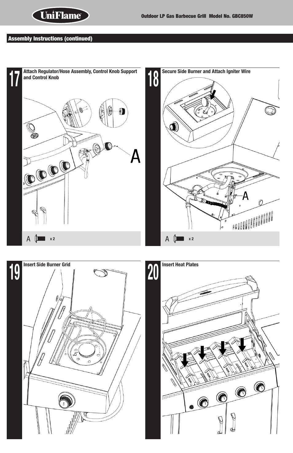 Blue Rhino GBC850W-C User Manual | Page 8 / 28