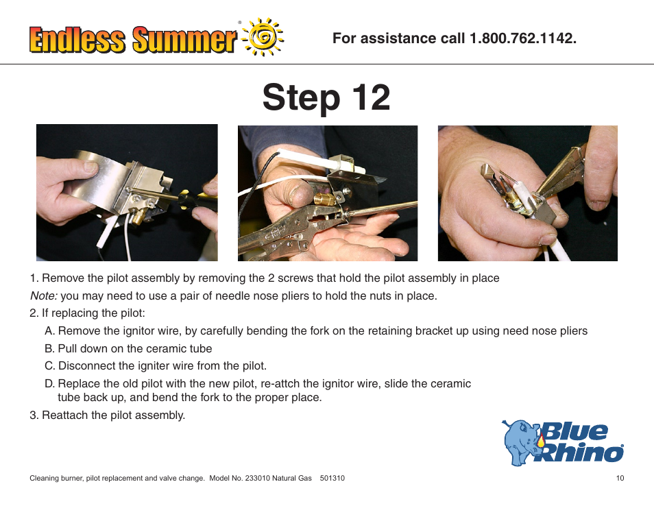 Step 12 | Blue Rhino ENDLESS SUMMER 233010 User Manual | Page 11 / 27