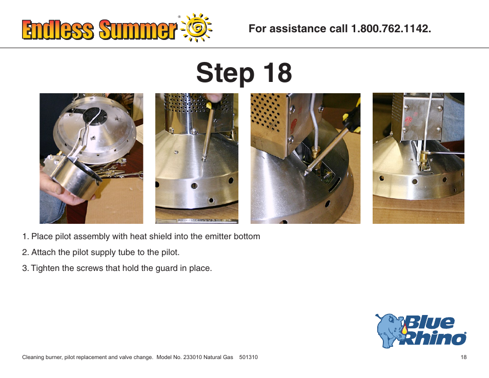 Step 18 | Blue Rhino ENDLESS SUMMER 233010 User Manual | Page 19 / 27