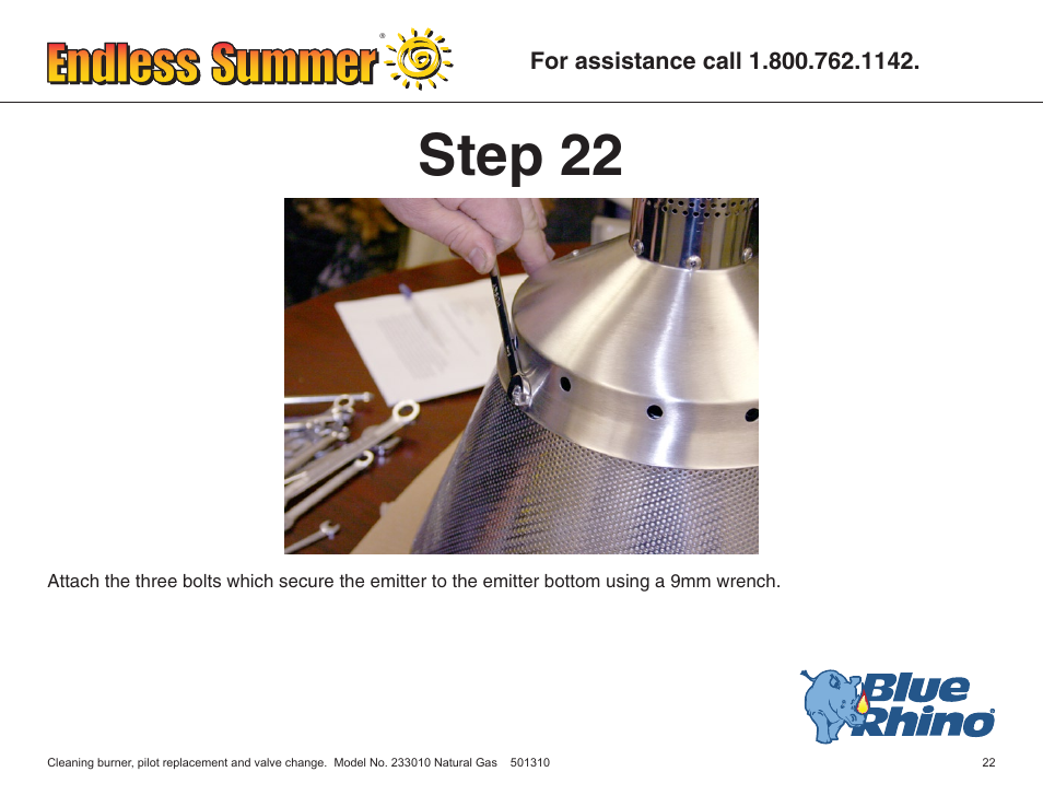 Step 22 | Blue Rhino ENDLESS SUMMER 233010 User Manual | Page 23 / 27