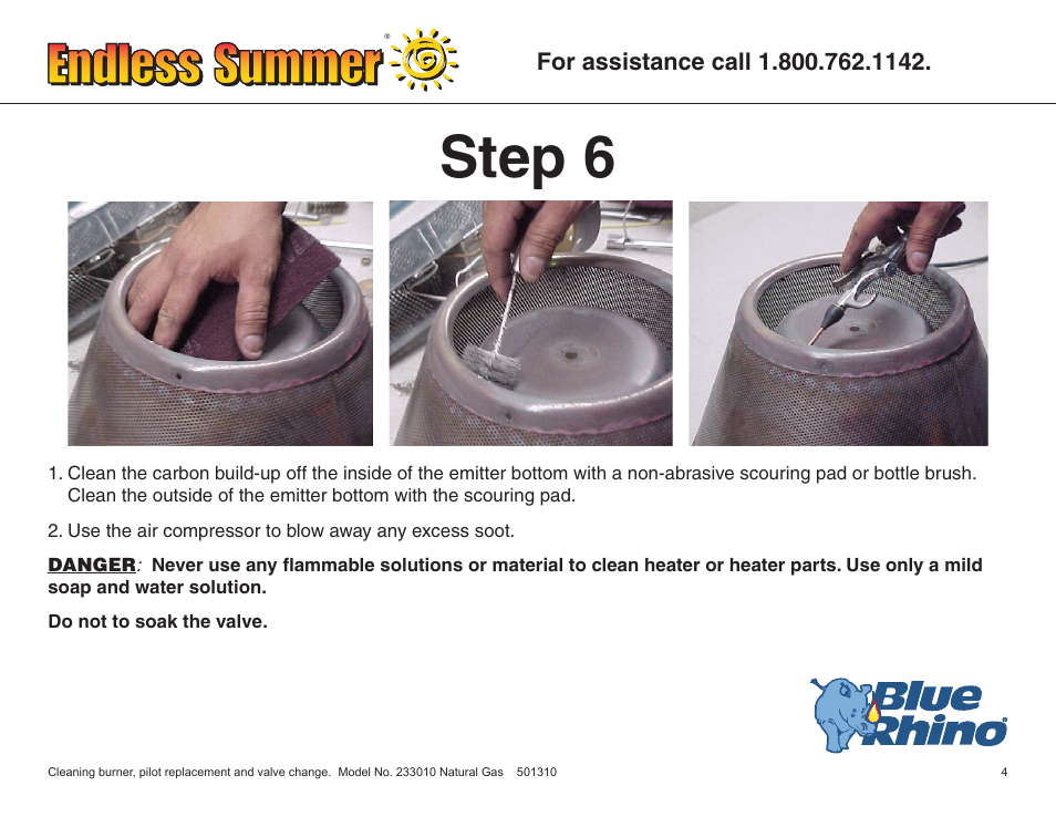 Step 6 | Blue Rhino ENDLESS SUMMER 233010 User Manual | Page 5 / 27