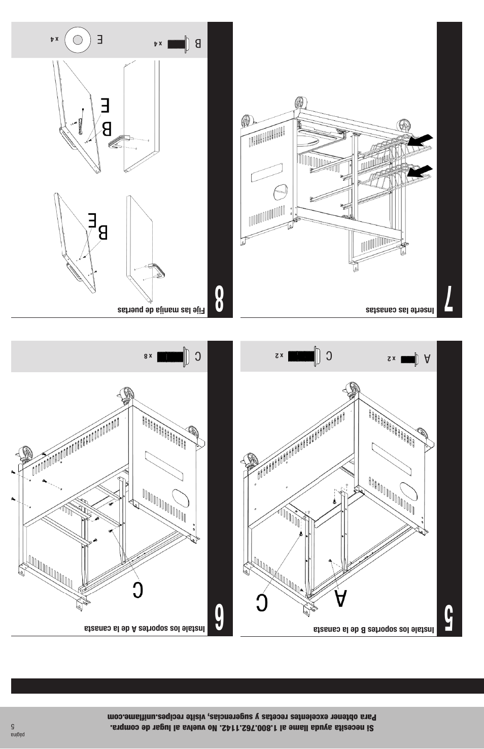 Blue Rhino GBC976W User Manual | Page 25 / 28