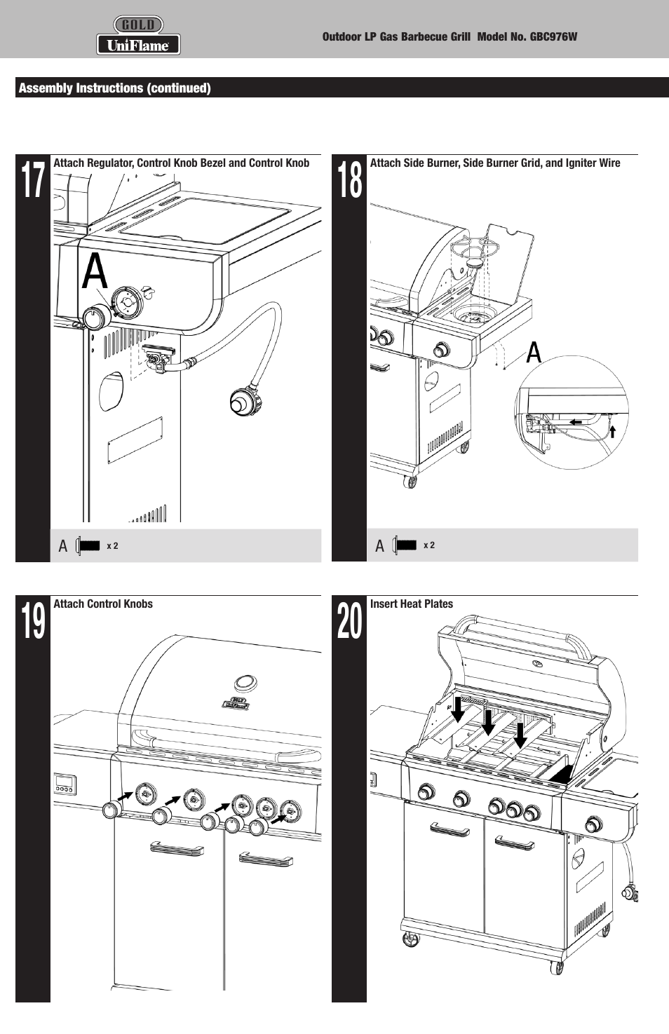 Blue Rhino GBC976W User Manual | Page 8 / 28