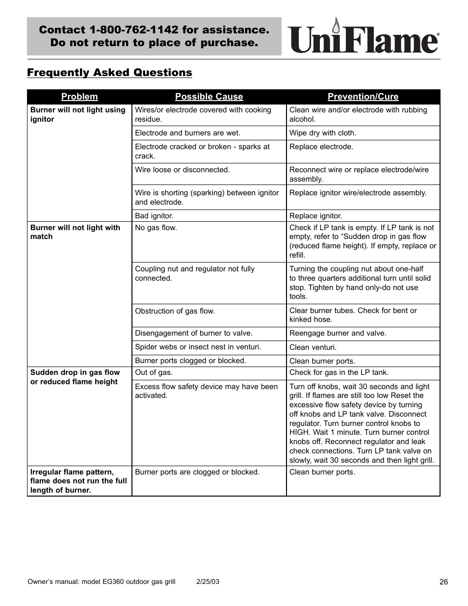 Frequently asked questions | Blue Rhino EG360 User Manual | Page 27 / 40