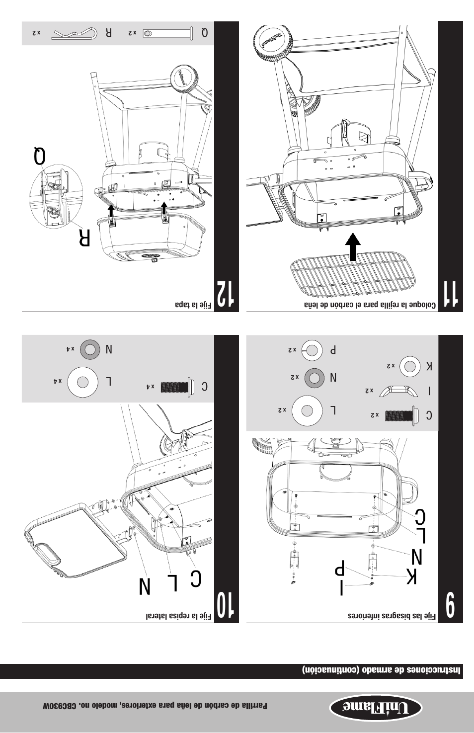 Blue Rhino CBC930W User Manual | Page 11 / 16