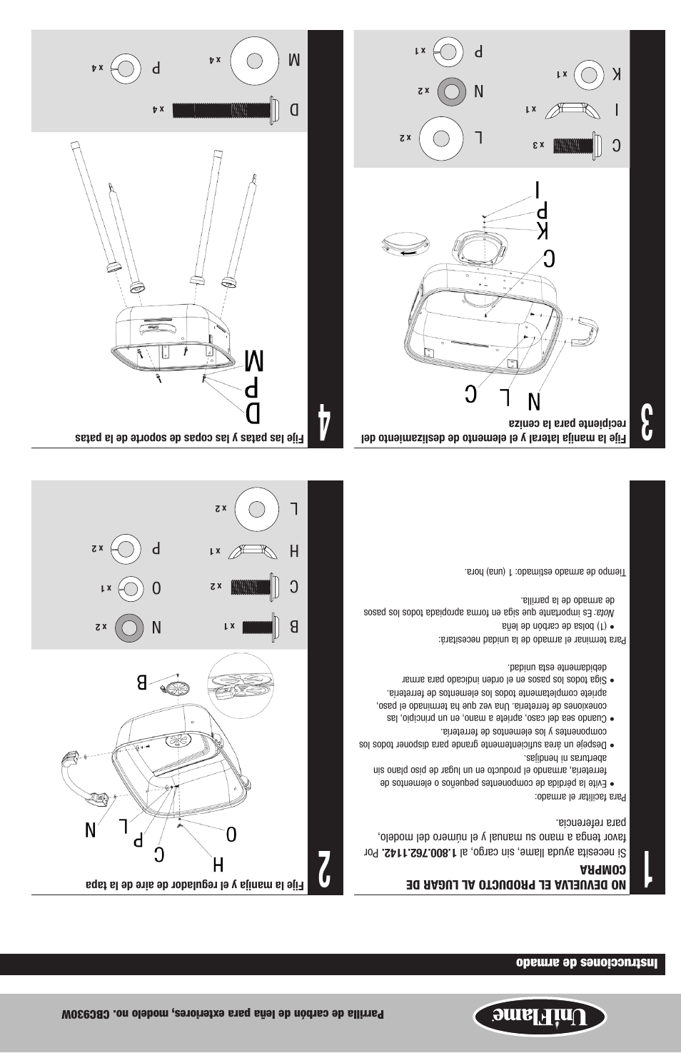 Blue Rhino CBC930W User Manual | Page 13 / 16