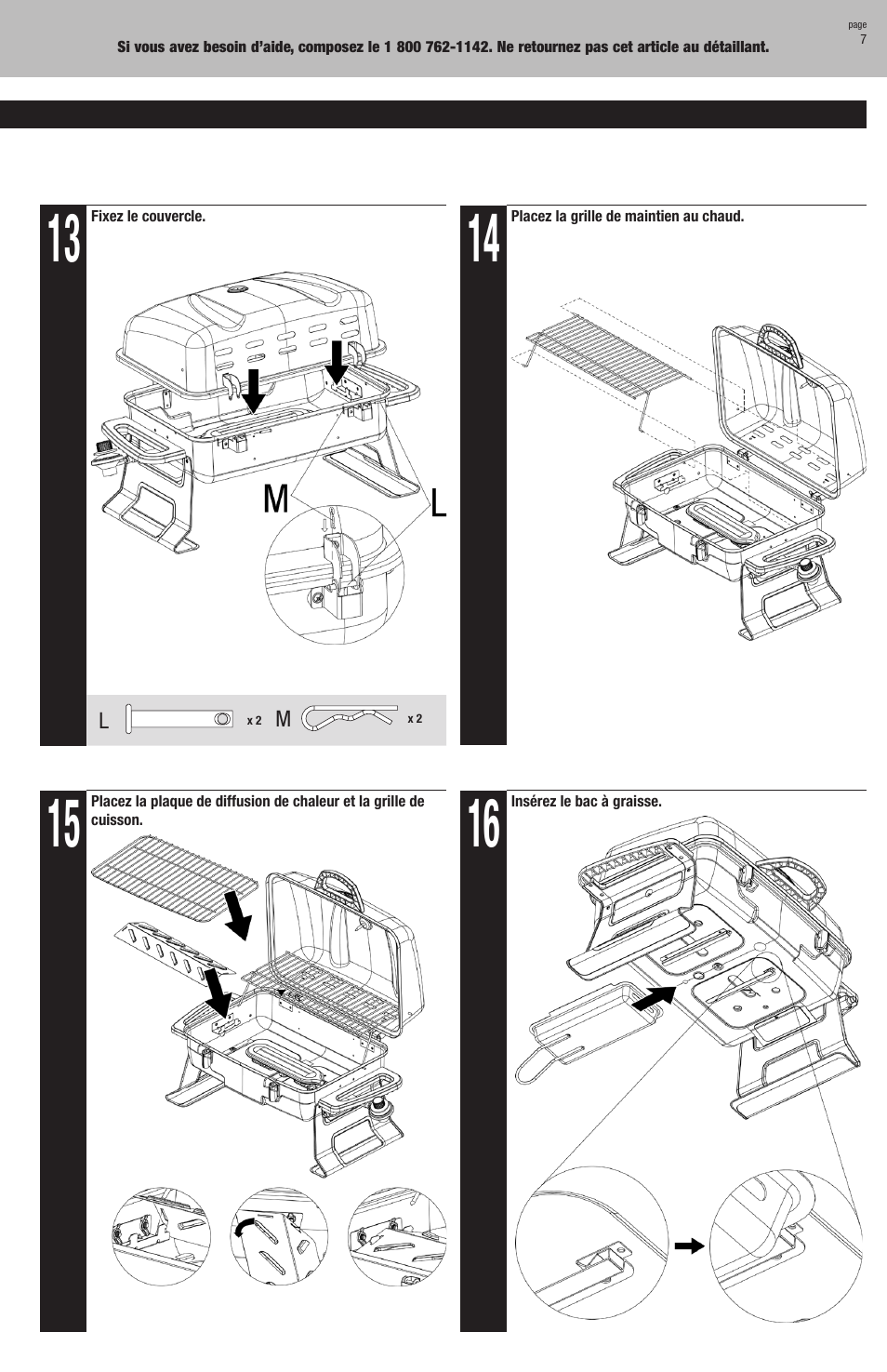 Blue Rhino Outdoor LP Gas Barbecue Grill GBT830L User Manual | Page 17 / 32