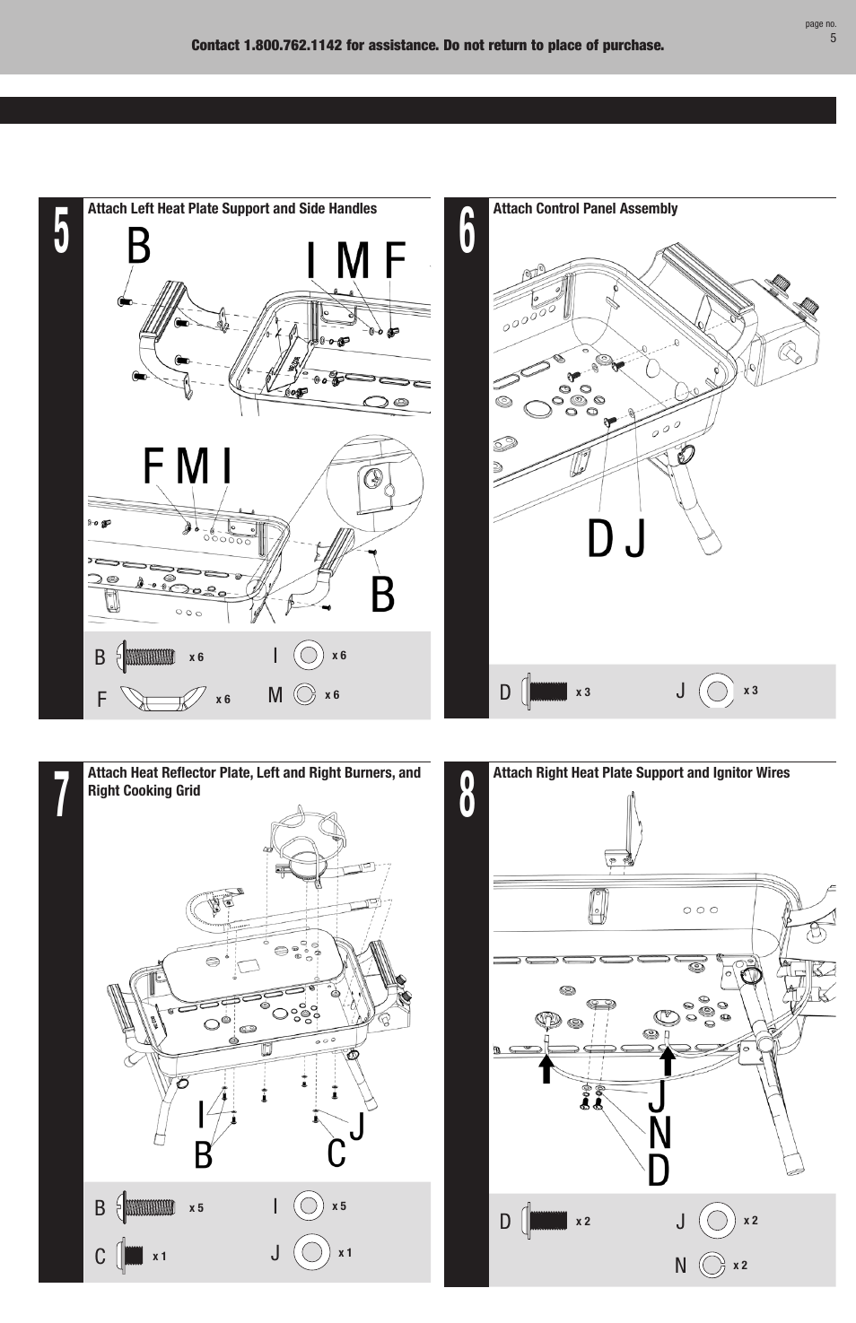 Blue Rhino GBT1030 User Manual | Page 5 / 12