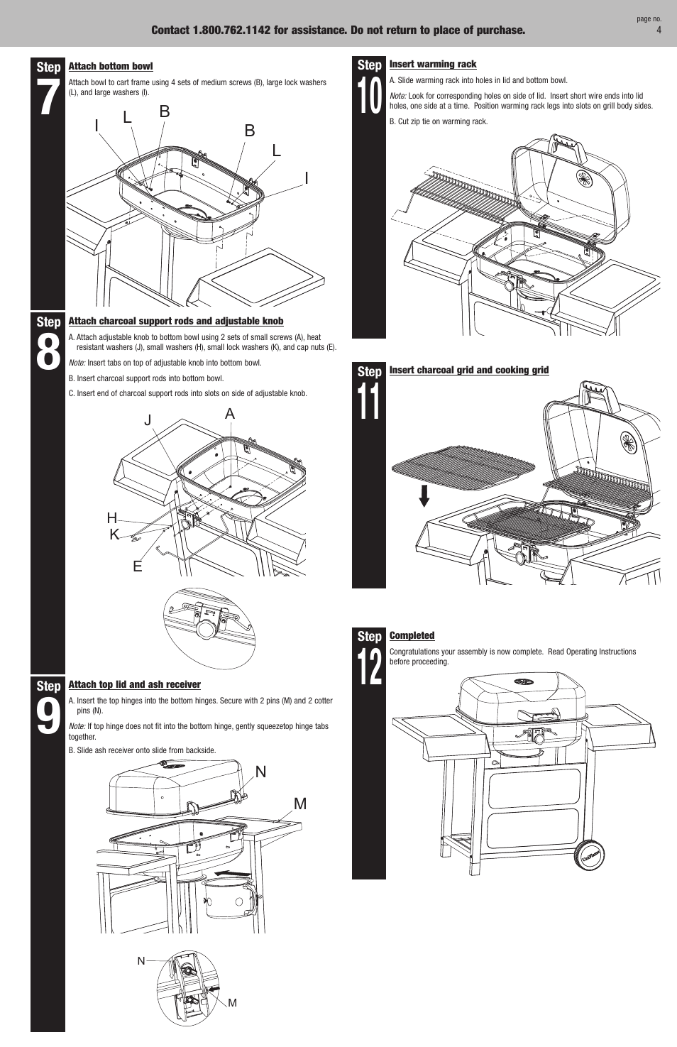 Blue Rhino NPC1827BLN User Manual | Page 5 / 12