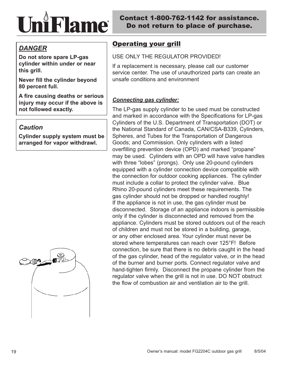 Blue Rhino FG2204C User Manual | Page 20 / 40