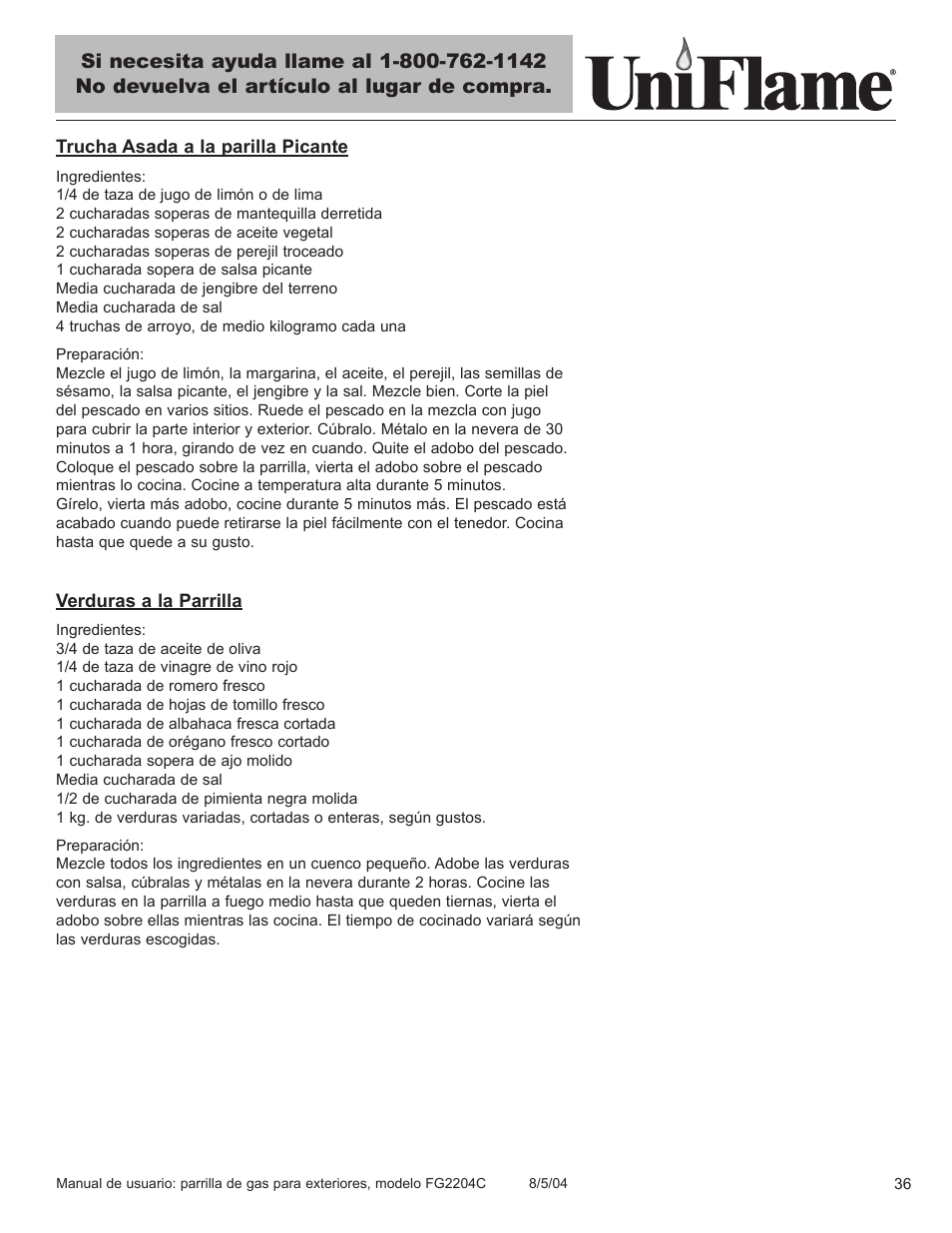 Blue Rhino FG2204C User Manual | Page 37 / 40