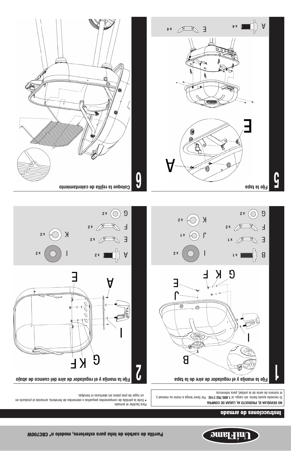 Blue Rhino CBC700W User Manual | Page 13 / 16