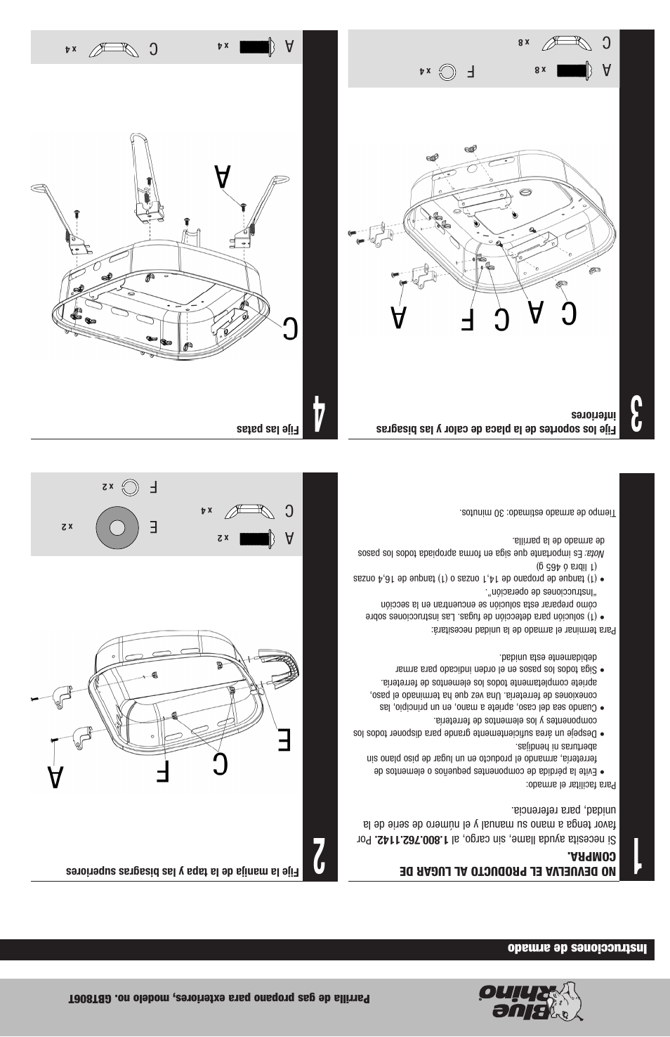 Blue Rhino gbt806t User Manual | Page 13 / 16