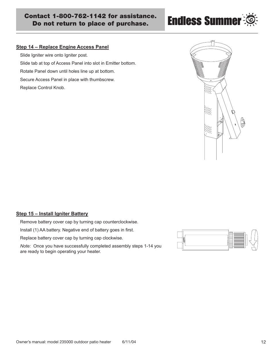 Blue Rhino 235000 User Manual | Page 13 / 42