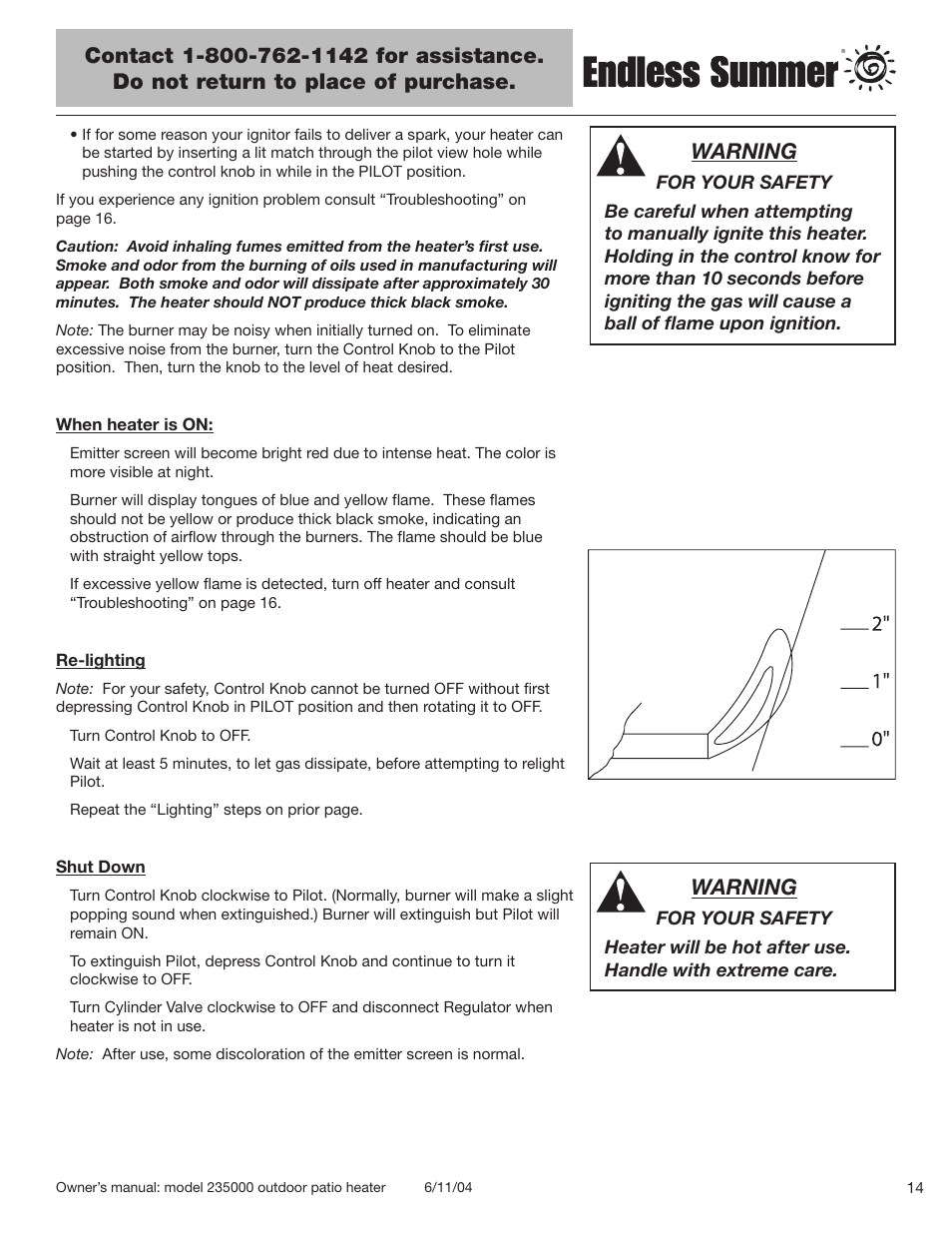 Warning | Blue Rhino 235000 User Manual | Page 15 / 42