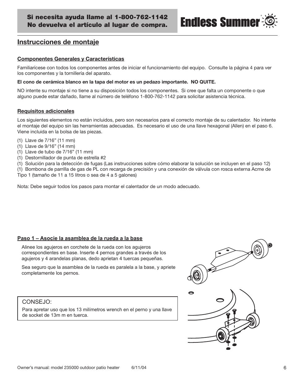 Instrucciones de montaje | Blue Rhino 235000 User Manual | Page 27 / 42
