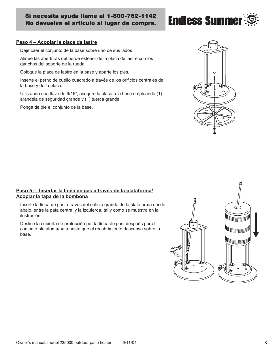 Blue Rhino 235000 User Manual | Page 29 / 42