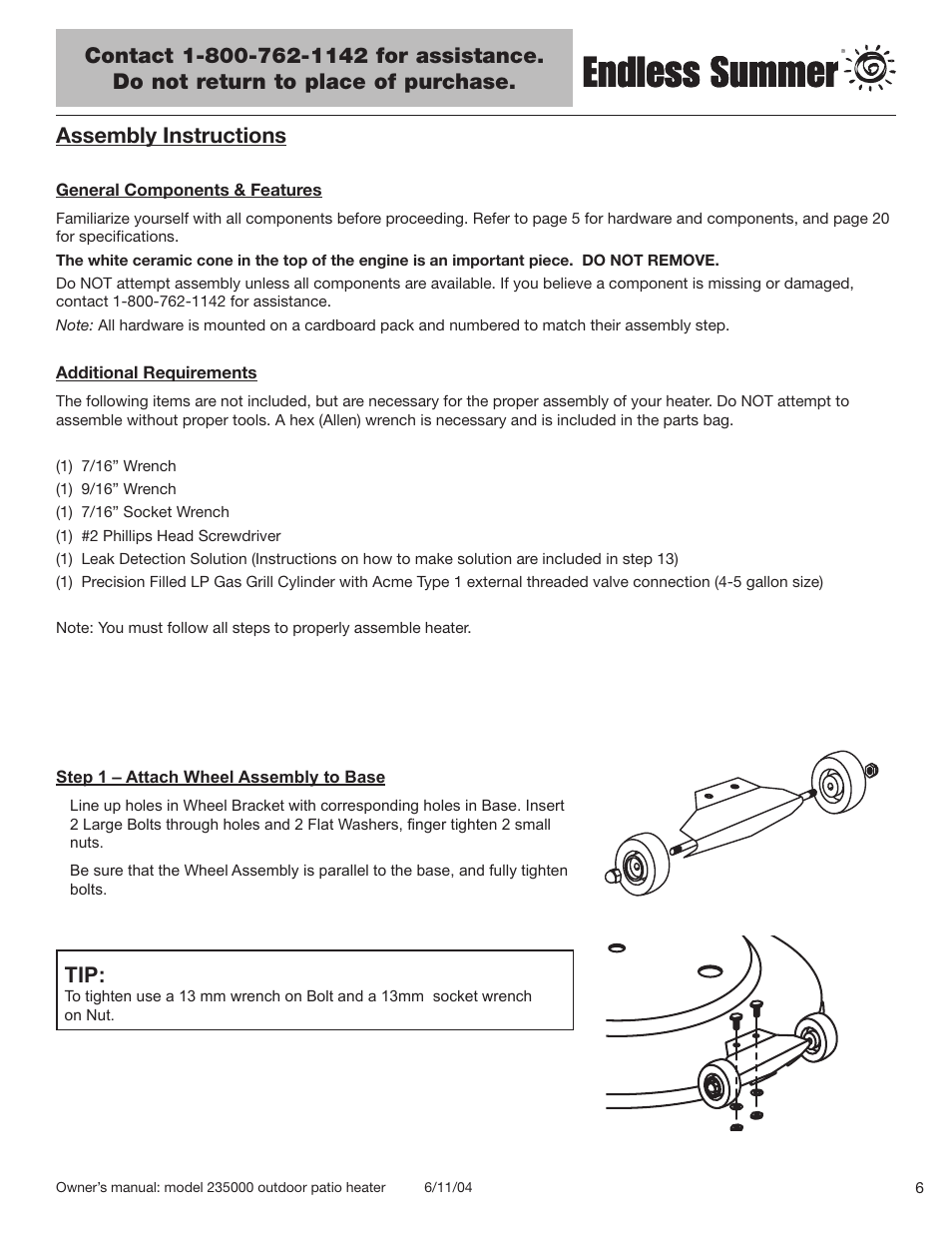 Assembly instructions | Blue Rhino 235000 User Manual | Page 7 / 42