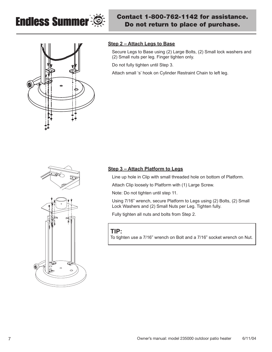 Blue Rhino 235000 User Manual | Page 8 / 42