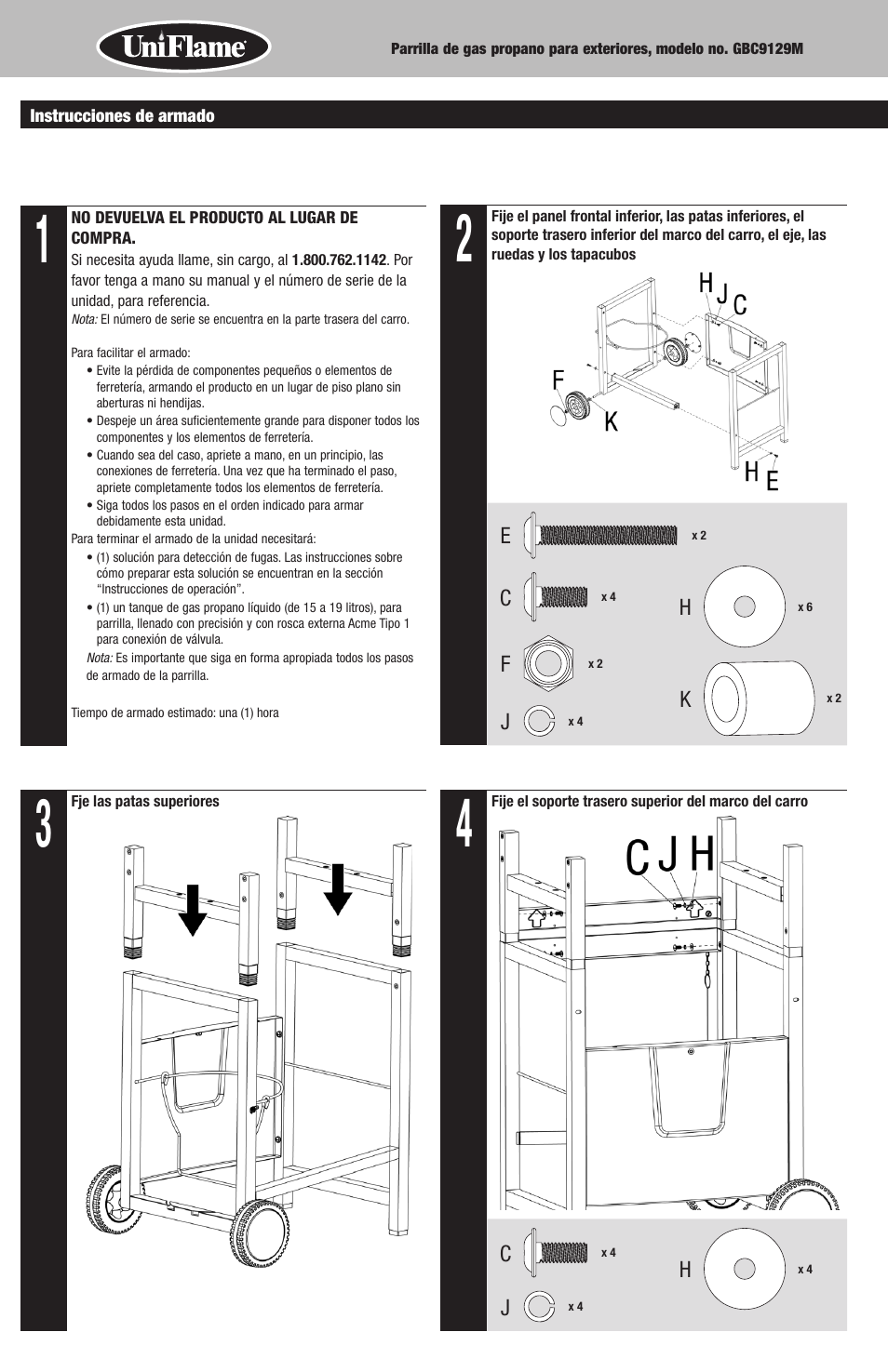 Blue Rhino GBC9129M User Manual | Page 16 / 24