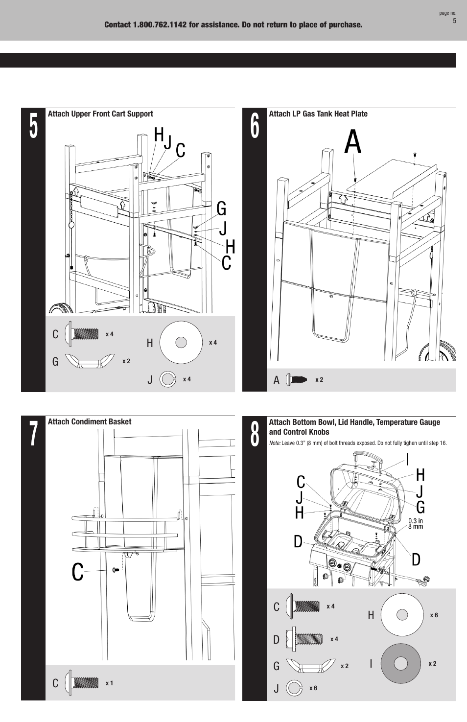 Blue Rhino GBC9129M User Manual | Page 5 / 24