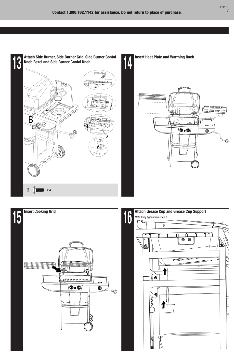 Blue Rhino GBC9129M User Manual | Page 7 / 24