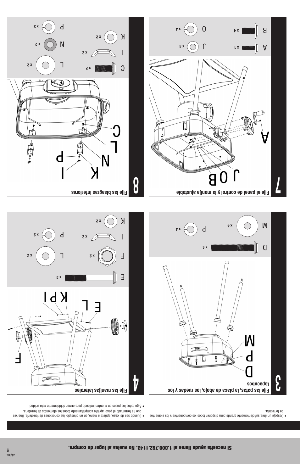 Blue Rhino CBC730W User Manual | Page 12 / 16