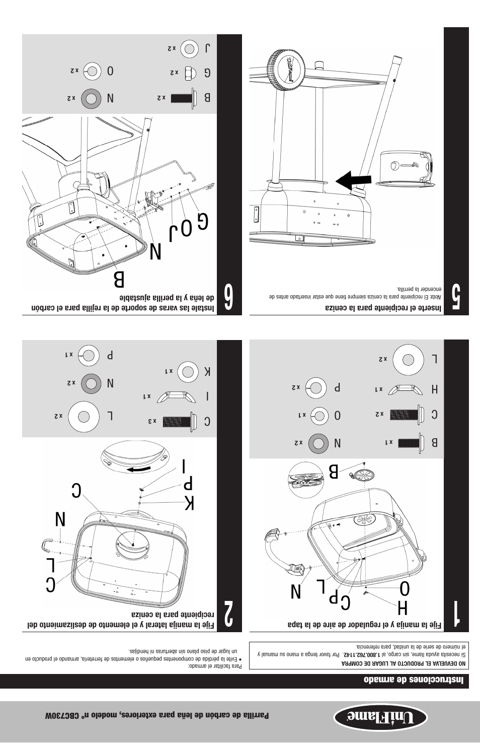 Blue Rhino CBC730W User Manual | Page 13 / 16