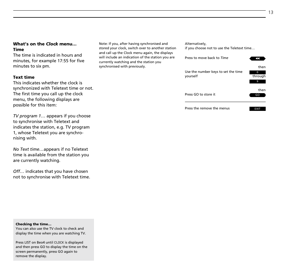 Bang & Olufsen BeoVision MX TV User Manual | Page 13 / 40
