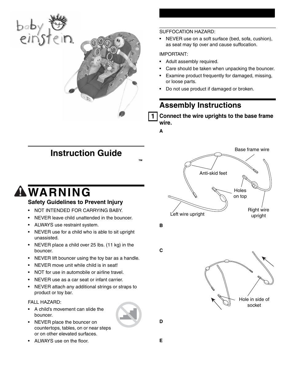 Baby Einstein 30886 User Manual | 18 pages