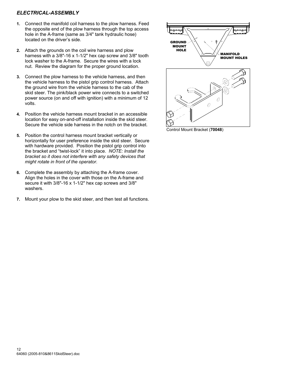 Blizzard Entertainment Blizzard Power Plow 810SS User Manual | Page 12 / 32