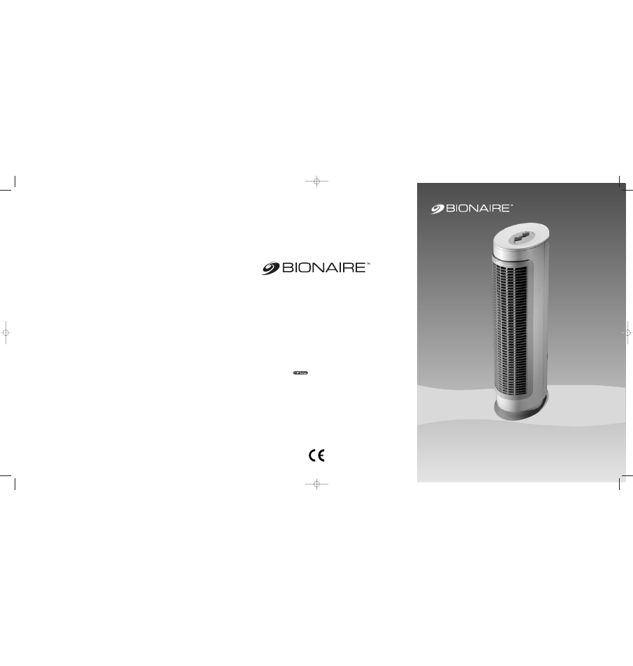 BIONAIRE BAP422 User Manual | 4 pages