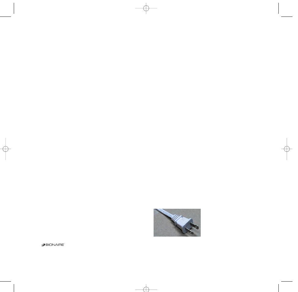 Please save these instructions | BIONAIRE BRH840 User Manual | Page 3 / 4