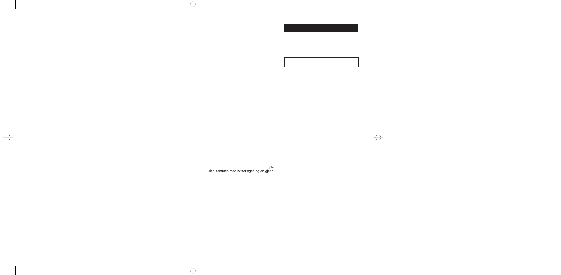 Dansk | BIONAIRE BW0M5075 User Manual | Page 16 / 36