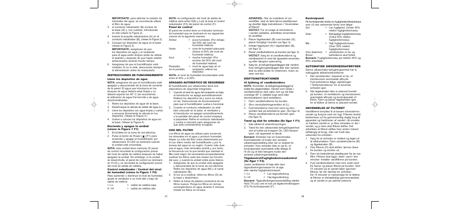 BIONAIRE BU4000 User Manual | Page 25 / 28