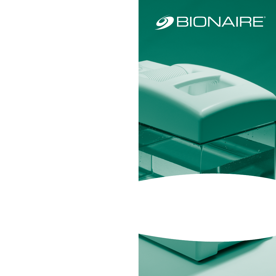 BIONAIRE CP0260 User Manual | 11 pages