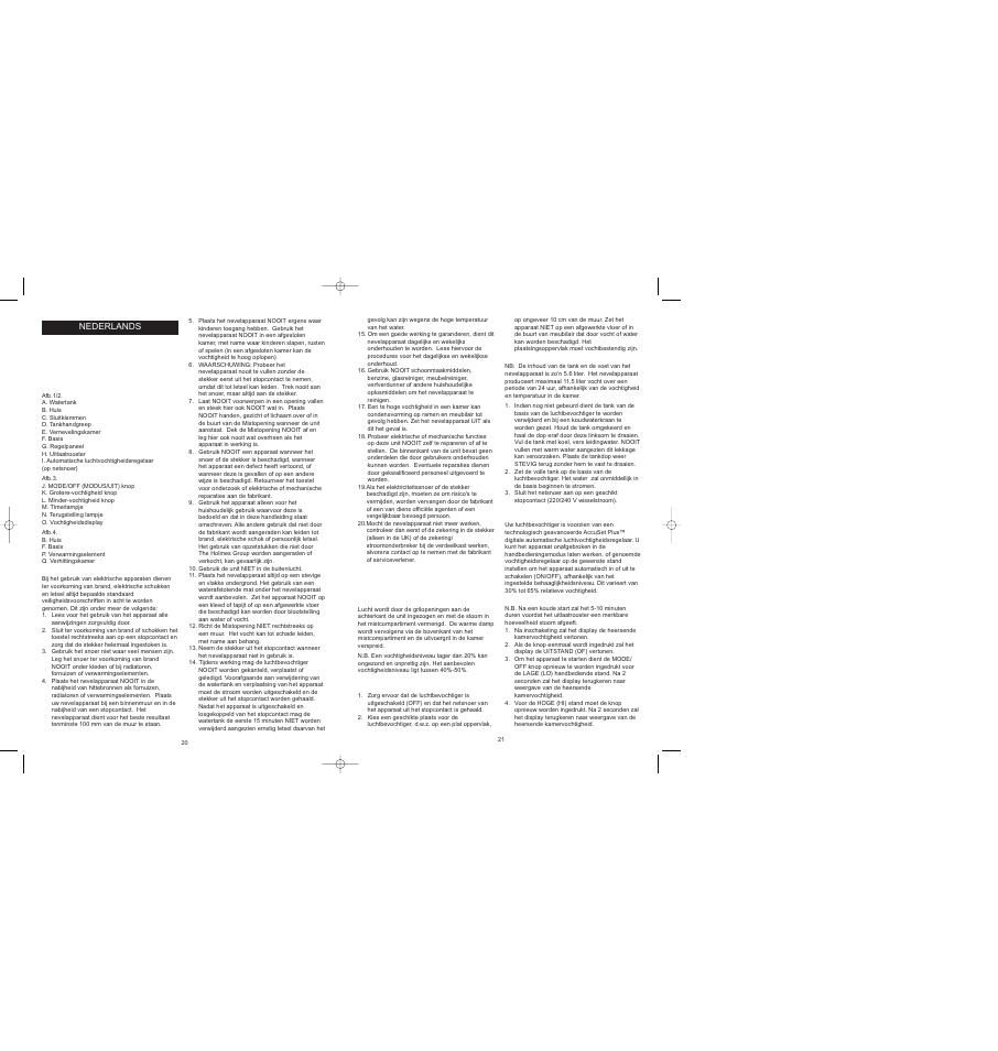 BIONAIRE BWM8305 User Manual | Page 12 / 24