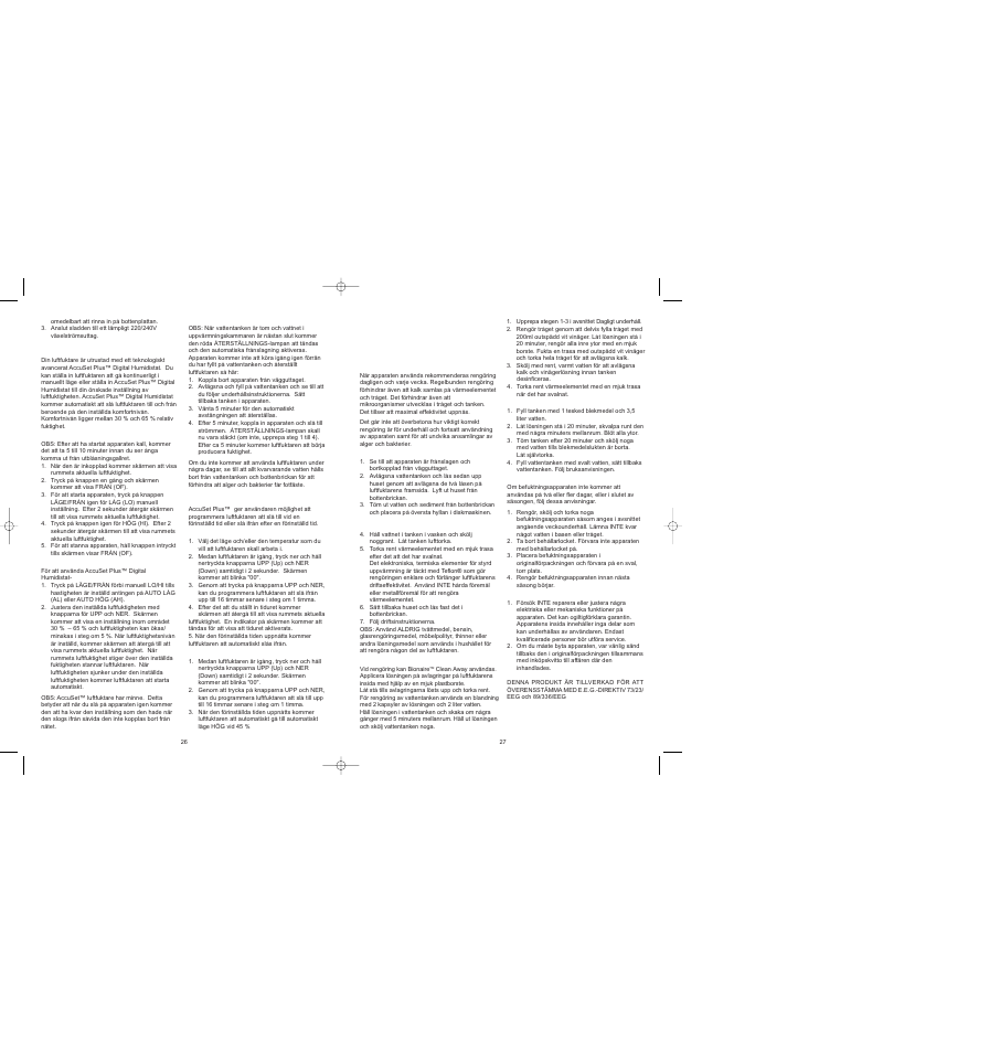 BIONAIRE BWM8305 User Manual | Page 15 / 24