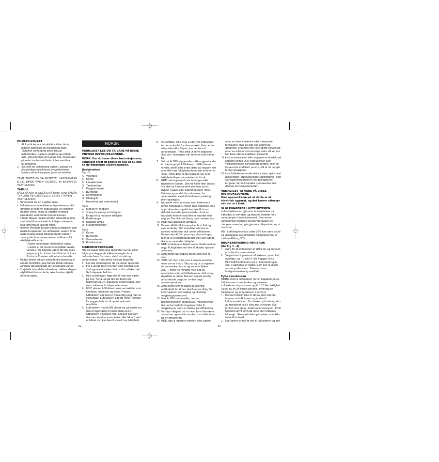 BIONAIRE BWM8305 User Manual | Page 18 / 24